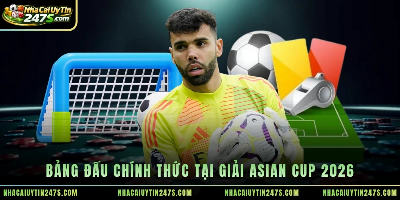 Bảng đấu chính thức tại Giải Asian Cup 2026