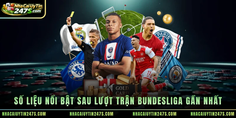Số liệu nổi bật sau lượt trận Bundesliga gần nhất